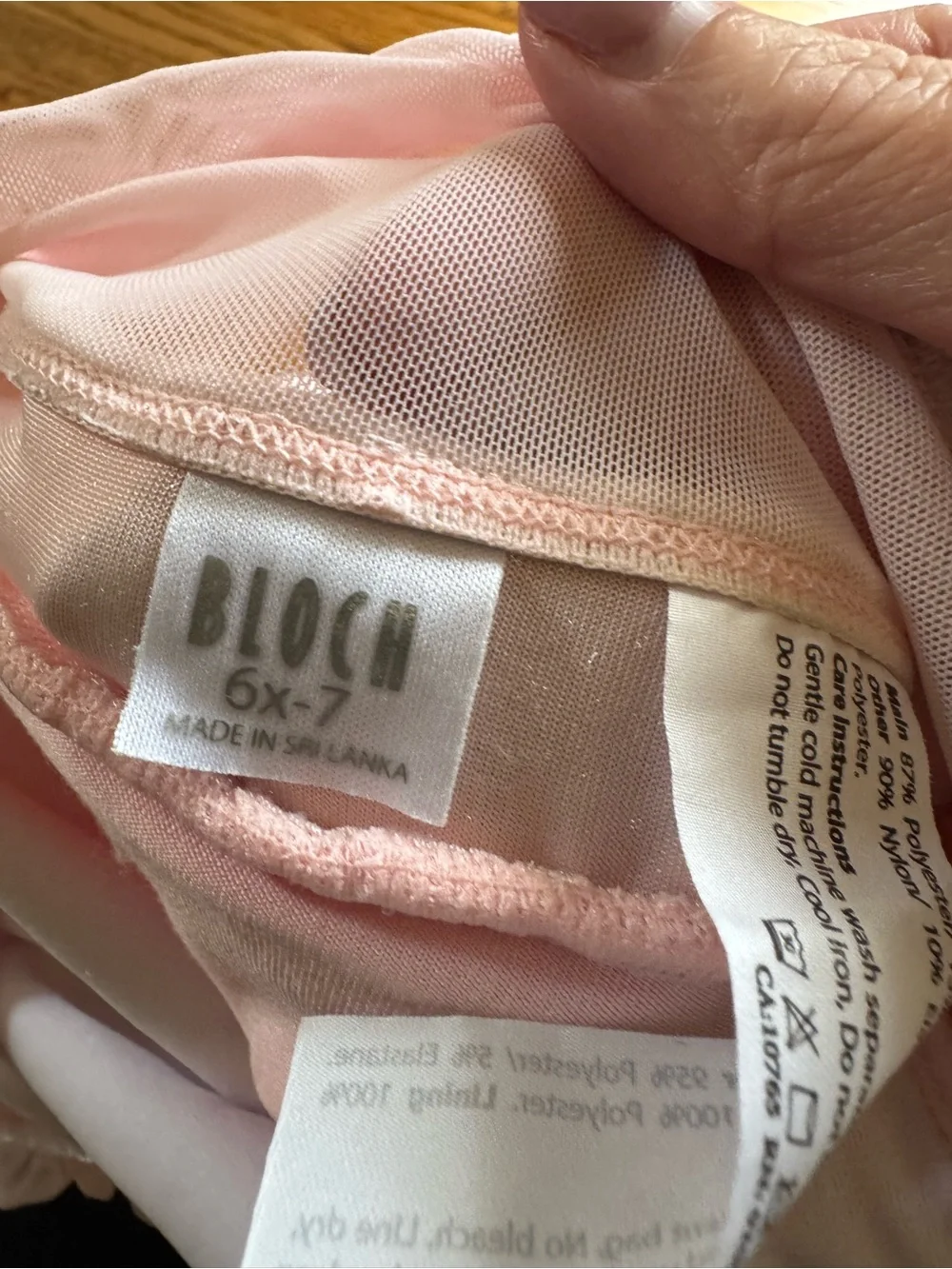 Bloch Soft Pink Velvet Tutu Dress